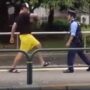 【動画】警官を暴行した大男がねじ伏せられる